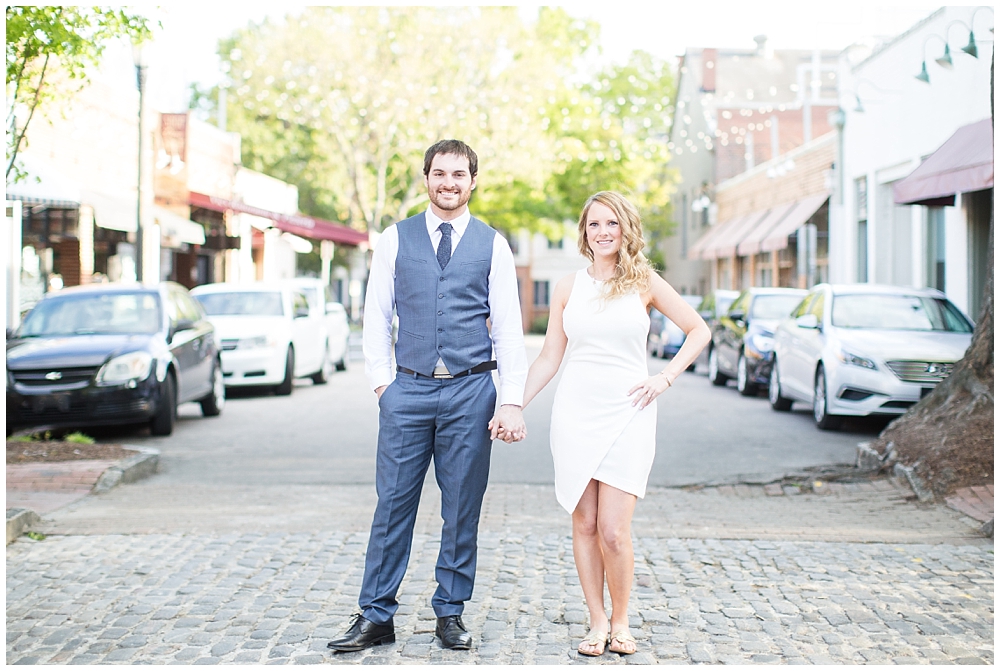 downtown raleigh engagement photographer 